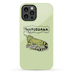 Mariguana Marijuana Iguana Phone Case