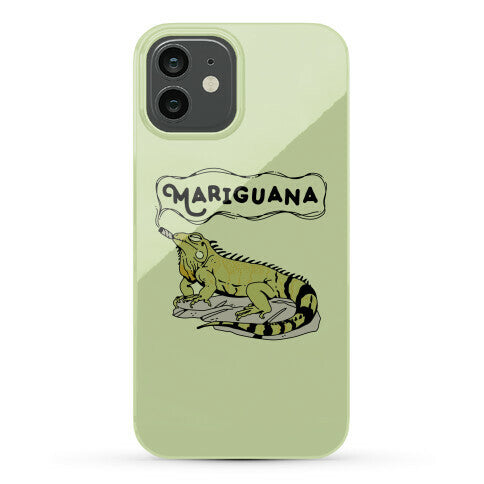 Mariguana Marijuana Iguana Phone Case