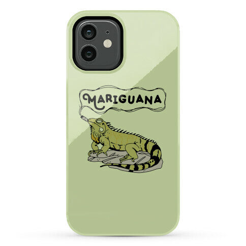 Mariguana Marijuana Iguana Phone Case