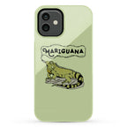 Mariguana Marijuana Iguana Phone Case