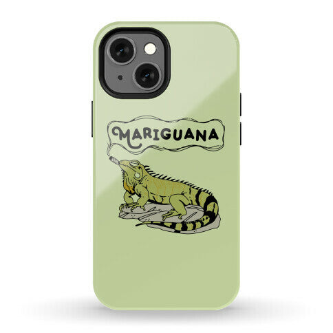 Mariguana Marijuana Iguana Phone Case