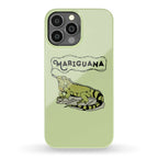Mariguana Marijuana Iguana Phone Case