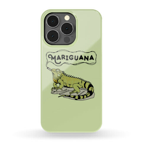 Mariguana Marijuana Iguana Phone Case