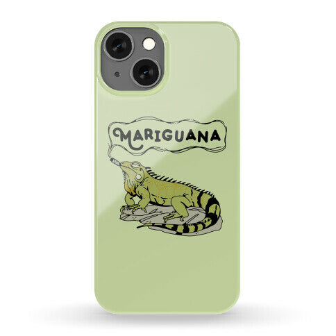 Mariguana Marijuana Iguana Phone Case