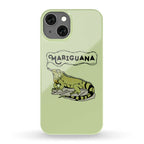 Mariguana Marijuana Iguana Phone Case