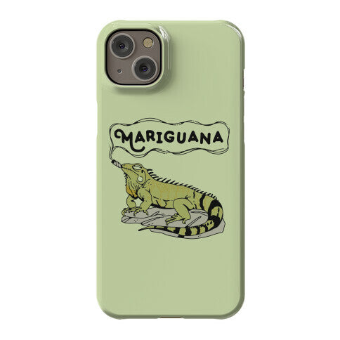 Mariguana Marijuana Iguana Phone Case
