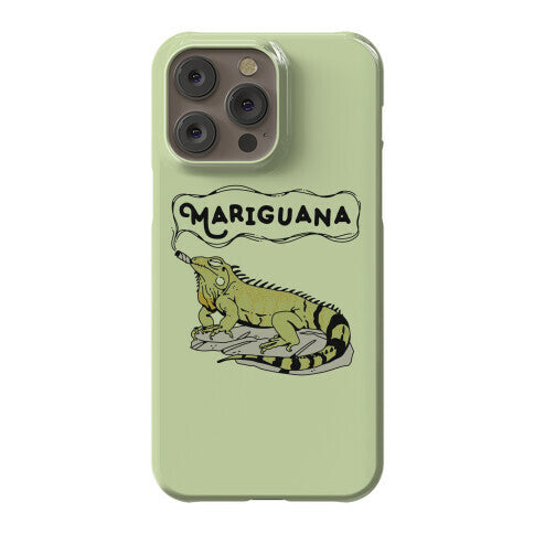 Mariguana Marijuana Iguana Phone Case