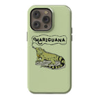 Mariguana Marijuana Iguana Phone Case