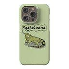 Mariguana Marijuana Iguana Phone Case