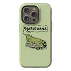 Mariguana Marijuana Iguana Phone Case