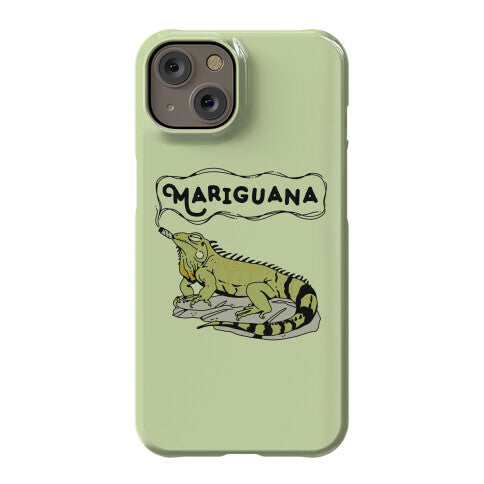 Mariguana Marijuana Iguana Phone Case