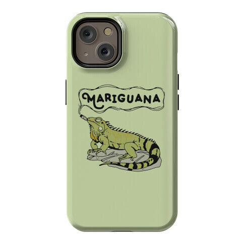 Mariguana Marijuana Iguana Phone Case