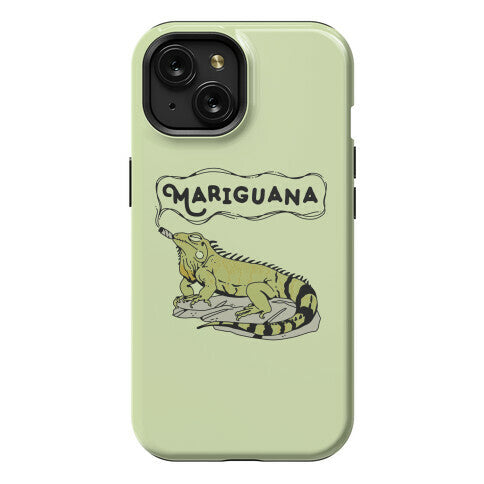 Mariguana Marijuana Iguana Phone Case