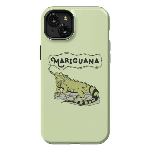 Mariguana Marijuana Iguana Phone Case
