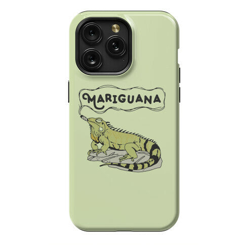 Mariguana Marijuana Iguana Phone Case