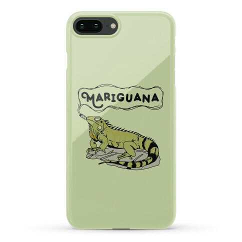 Mariguana Marijuana Iguana Phone Case