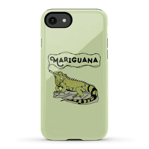 Mariguana Marijuana Iguana Phone Case