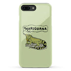 Mariguana Marijuana Iguana Phone Case