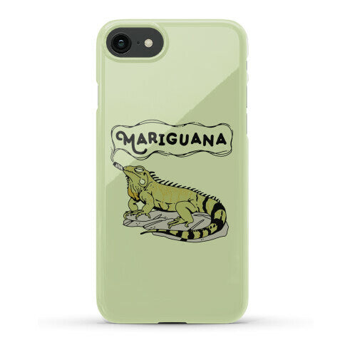 Mariguana Marijuana Iguana Phone Case