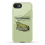 Mariguana Marijuana Iguana Phone Case