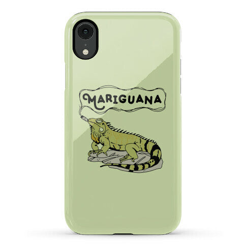 Mariguana Marijuana Iguana Phone Case