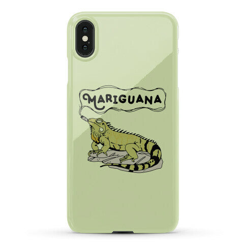 Mariguana Marijuana Iguana Phone Case