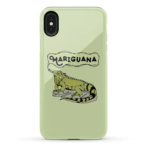 Mariguana Marijuana Iguana Phone Case