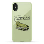 Mariguana Marijuana Iguana Phone Case