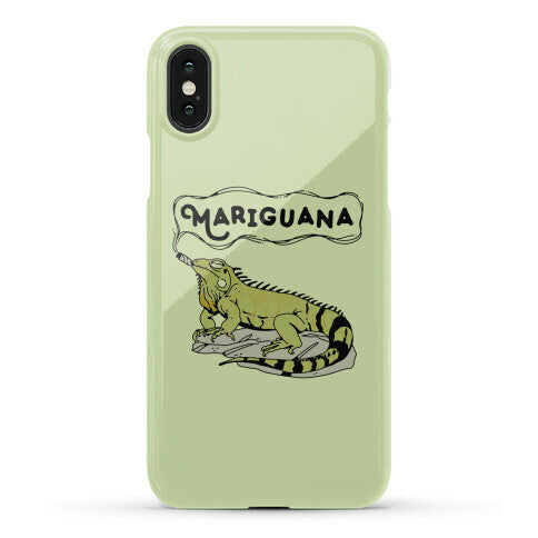Mariguana Marijuana Iguana Phone Case