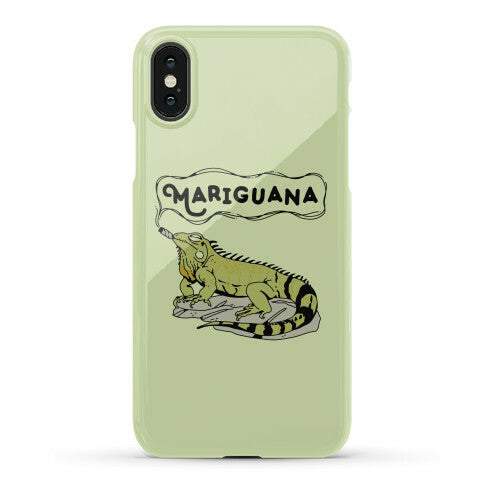 Mariguana Marijuana Iguana Phone Case
