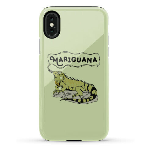 Mariguana Marijuana Iguana Phone Case