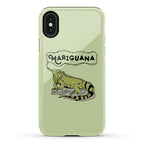 Mariguana Marijuana Iguana Phone Case