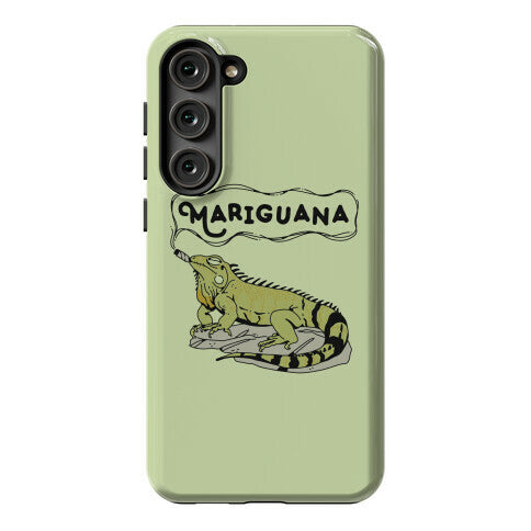 Mariguana Marijuana Iguana Phone Case