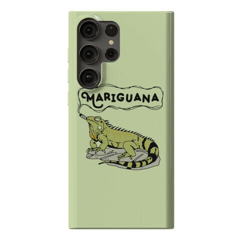 Mariguana Marijuana Iguana Phone Case
