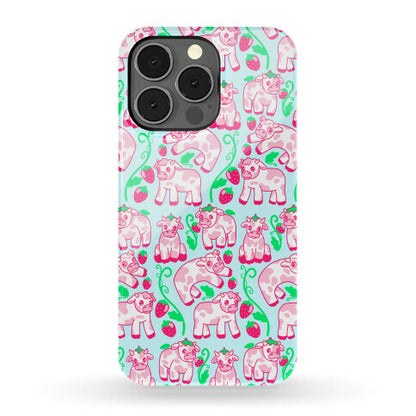 Strawberry Cows Phone Case