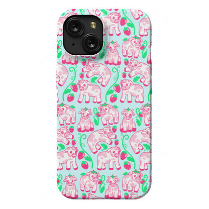 Strawberry Cows Phone Case