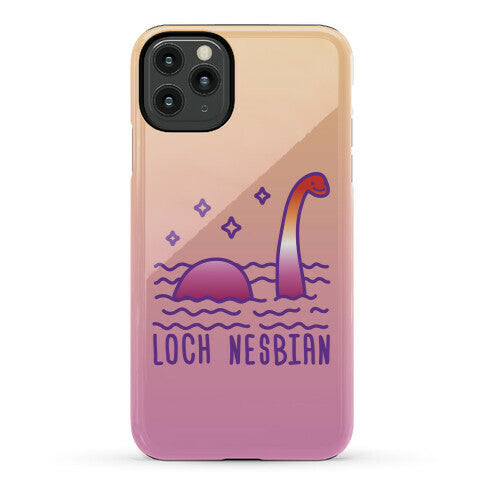 Loch Nesbian Lesbian Nessie Phone Case