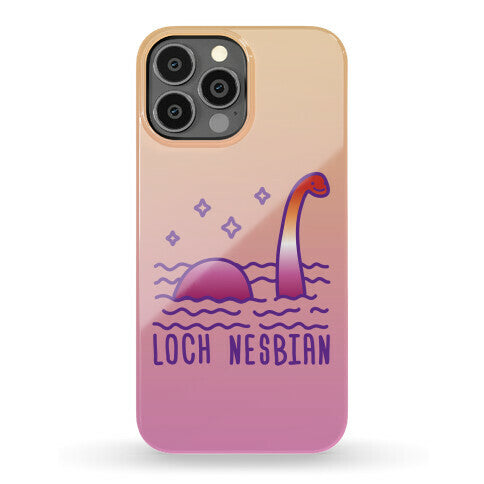 Loch Nesbian Lesbian Nessie Phone Case