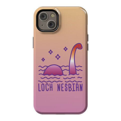 Loch Nesbian Lesbian Nessie Phone Case