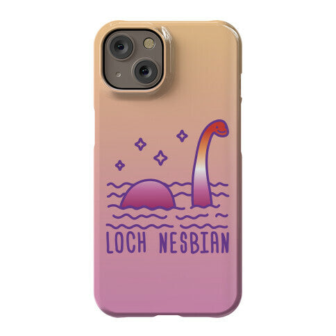 Loch Nesbian Lesbian Nessie Phone Case