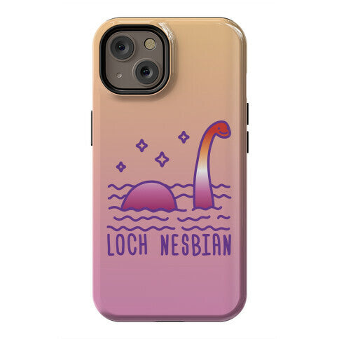 Loch Nesbian Lesbian Nessie Phone Case