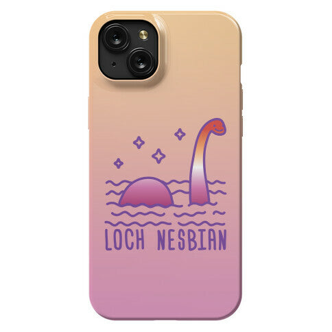 Loch Nesbian Lesbian Nessie Phone Case
