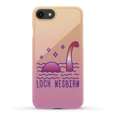Loch Nesbian Lesbian Nessie Phone Case