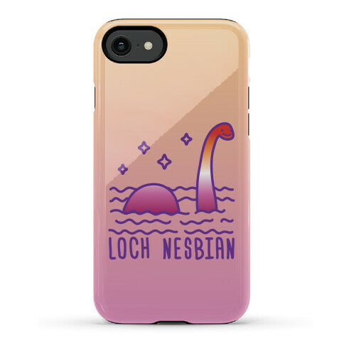 Loch Nesbian Lesbian Nessie Phone Case