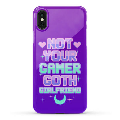 Not Your Gamer Goth Girlfriend Phone Case