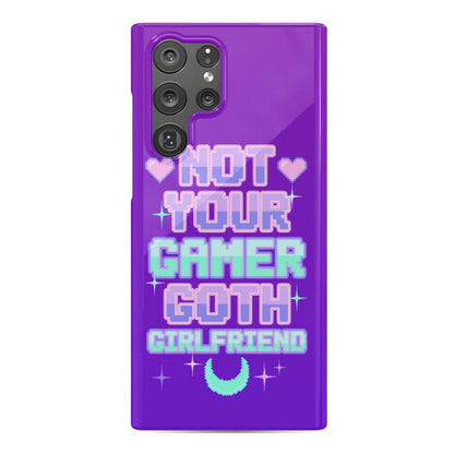 Not Your Gamer Goth Girlfriend Phone Case