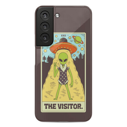 The Visitor Alien Tarot Card Phone Case