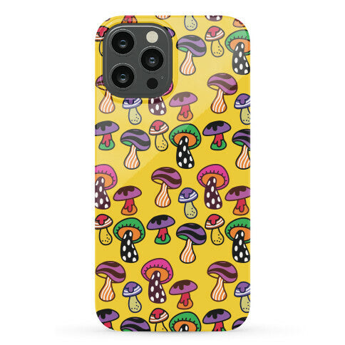 Funky Mushroom Pattern Phone Case