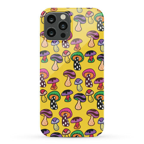 Funky Mushroom Pattern Phone Case