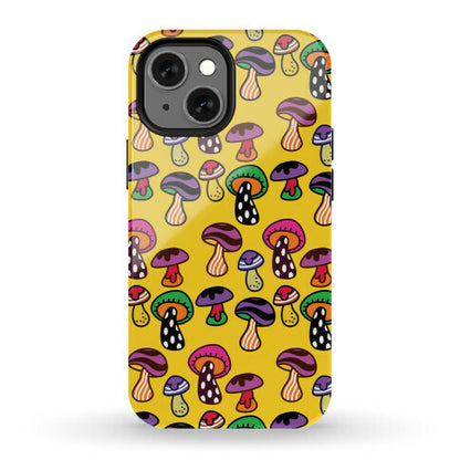 Funky Mushroom Pattern Phone Case